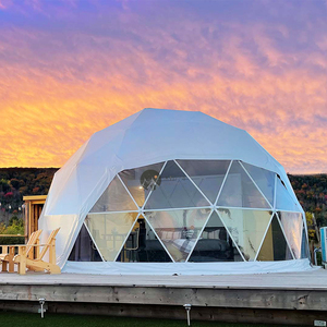 Tenda a Cupola Geodetica da 6m di Diametro per Hotel all'Aperto, Casa Glamping con Copertura in PVC per Campeggio - Product Image 3