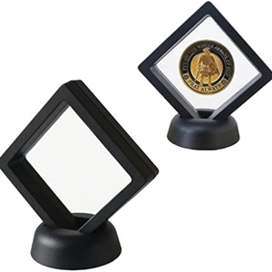 3D Transparent Acrylic <b>Floating</b> Frame Display Holder Stands with Customized Color & Size for Jewelry - Product Image 5