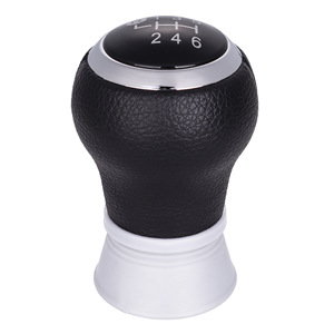 Pomo de palanca de cambios de coche forrado en cuero de 5 y 6 velocidades para Toyota Corolla Yaris - Product Image 3