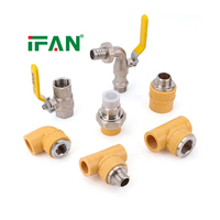 Fabricant IFAN - Vente de raccords de tuyauterie PPR PN25 résistants à la corrosion, matériau de plomberie en plastique pour système d'eau chaude et froide