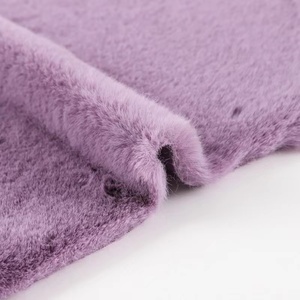 165Cm * 500G/M 300gsm <span class=keywords><strong>6Mm</strong></span> Nhà Dệt Thỏ Giả Sang Trọng Siêu Nhẹ Nhàng May Mặc Thảm Lông Thú Vải - Product Image 5