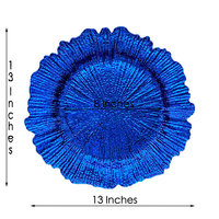 Assiettes rondes en plastique doré de 13 pouces pour la décoration de table, mariage, Thanksgiving, Noël, pour les assiettes à dîner
