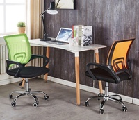 Chaise de conférence ergonomique en acier inoxydable, orange, orthopédique, avec support lombaire, pour PDG, invité, bureau