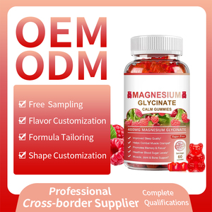 Complément alimentaire pour adultes OEM, gommes de glycinate de magnésium avec complexe de calcium et de vitamine D, soutien de santé de qualité supérieure - Product Image 5
