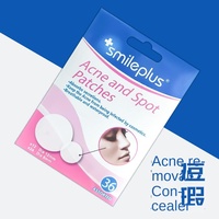 Patch anti-acné SmilePlus White le plus vendu - Répare et atténue les marques d'acné, invisible, respirant, hydrocolloïde, usage médical, plusieurs tailles 1