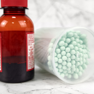 Tùy Chỉnh Q-Mẹo Bông Tăm Bông Tai Thân Thiện Với Môi Giấy Dính Bông Gạc Với Màu Xanh Lá Cây Màu Sắc - Product Image 5