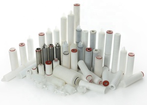 Taille standard 10 ''0.22um PP/<span class=keywords><strong>PES</strong></span>/PTFE/Nylon/PVDF cartouche filtrante liquide plissée pour application alimentaire et boisson - Product Image 6
