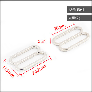 หัวเข็มขัดรูปตัว D ทำจากโลหะผสมสังกะสี ขนาด 15-50 มม. ปรับได้ ใช้สำหรับสายรัดกระเป๋า สไตล์คลาสสิก สีพื้น คอลเลคชั่นฤดูใบไม้ผลิ 2024 - Product Image 3