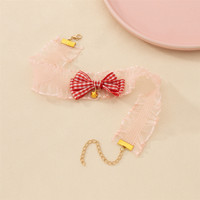 Collier ras du cou rouge à breloques pour femmes, collier ras du cou mignon sexy pour cosplay, clavicule