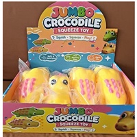 KK 35CM Nouveau Jouet Squishy Géant en Pâte, Extra Large et Doux, Style Crocodile, à Remontée Lente, Anti-stress