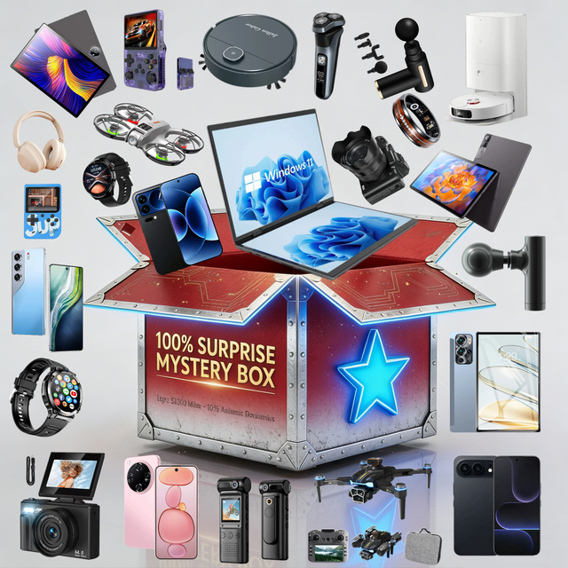 Lucky 3C Electronics Vintage Mystery Festival Gift Box 5G Smartphone Random 5 Pieces Lucky Boxes Drop Surprise Wholesale Gift