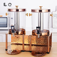 Dispenser Minuman Stainless Steel Komersial Mewah Laris Manis, Tahan Lama 16L, Plastik Food Grade, Dispenser Minuman