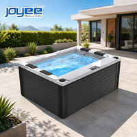 Spa Jacuzzi extérieur pour 4 personnes, minimaliste, fabricant JOYEE, OEM, spa de jardin Ariestech Balboa Whirlpool