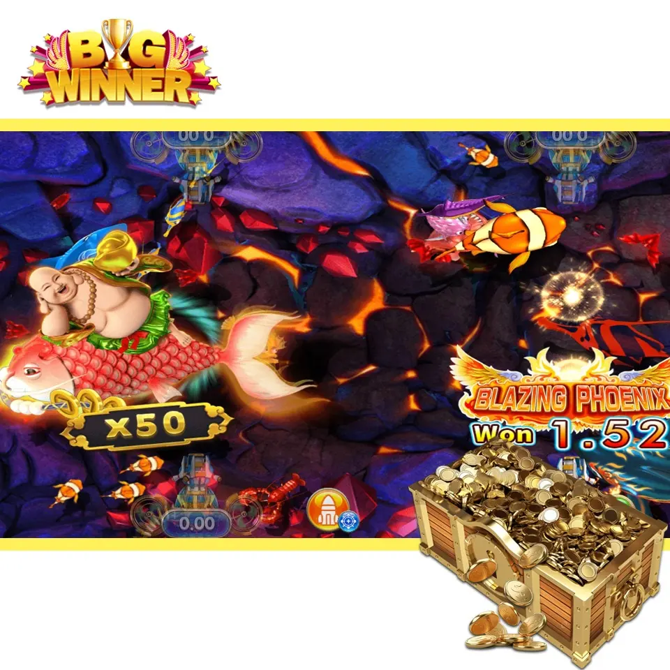 BIG WINNER Golden Dragon Crédits en ligne JUWA/Firekirin/milkyway/orionstars/Vpower/Gamevault/Gameroom Distributeur de jeux