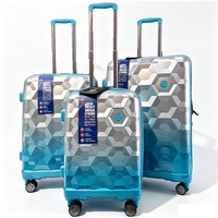 Ensemble de bagages personnalisés en ABS+PC, 3 valises à roulettes pivotantes 8 roues, bagage cabine rigide, vente en gros, prix usine