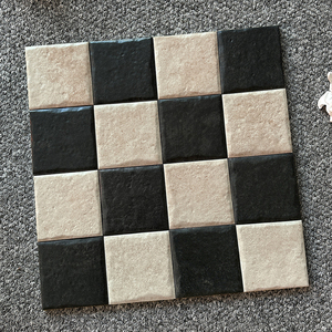 <span class=keywords><strong>Azulejo</strong></span> de pared de porcelana antideslizante de 98.5x98.5mm con patrón de <span class=keywords><strong>piedra</strong></span> negra y dorada. - Product Image 6