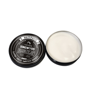 Vente d'usine de cire <span class=keywords><strong>pour</strong></span> <span class=keywords><strong>cheveux</strong></span> <span class=keywords><strong>pour</strong></span> hommes sans étiquette formule sans brillance pommade mate à l'argile soluble dans l'eau avec application de pulvérisation - Product Image 4