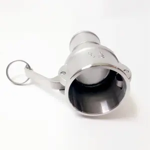 Tubo di collegamento Tri-morsetto per tubo sanitario in acciaio inossidabile adattatori per tubi sanitari