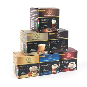 高品质Oem速溶瘦身可折叠咖啡包茶纸盒定制Logo印刷包装盒