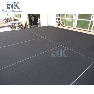 Escenario de altura ajustable con barandillas Suministro de escenario de marco de aluminio - Product Image 4