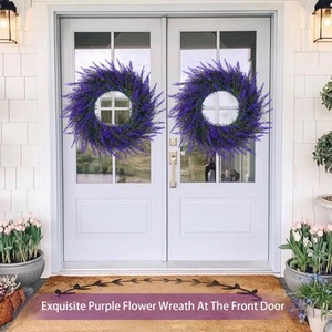 Guirnalda de Lavanda Artificial Chao Xingmei de 40 cm, Flor de Plástico para Decoración de Puertas y Ventanas, Decoración del Hogar - Product Image 4