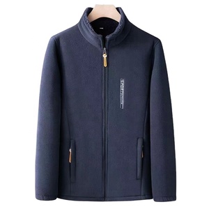 Ginger Men's Autumn Winter Sweatshirt Hooded Loose Fit Solid Pattern Fleece Lined Work Jacket for Middle-aged Casual Wear ODM - Product Image 1