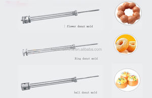 Manual Automático Máquina <span class=keywords><strong>De</strong></span> Hacer <span class=keywords><strong>Donas</strong></span> Gas Comercial <span class=keywords><strong>Mini</strong></span> Anillo Donut Ball Donat Mochi Donut Making Machine Maker Freidora - Product Image 6