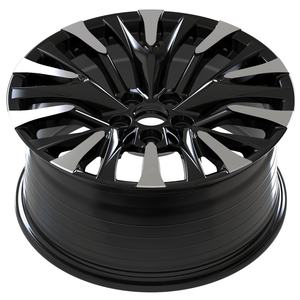 Cerchi in Lega di Alluminio per Auto Giapponesi <span class=keywords><strong>19</strong></span> Pollici 5 Fori PCD 5x120 Nero con Finitura Diamantata 19x7.0J ET 40 CB <span class=keywords><strong>60</strong></span> Adatti per Auto Passeggeri - Product Image 2