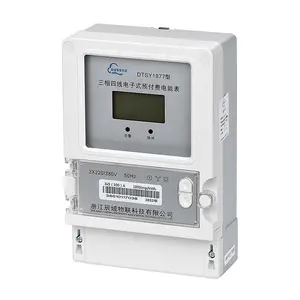 RS485 5 100 A Direct Three-phase 4 Wire Wall Mounted Multi-Function Smart Prepaid Kilowatt Hour Meter For Factory