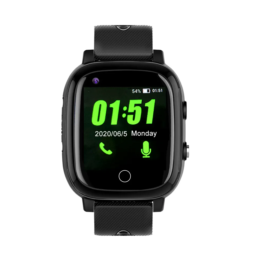 oem odm 1.3 inch screen 4g lte sim card android smart phone watch gps wifi bluetooth fitness elderly smartwatch with camera