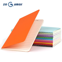 Zeamor Hochwertige Mini-Taschennotizbücher A5/A6 Größe Papiereinband Linierte Innenseiten Schreibblock für Schüler & Kinder