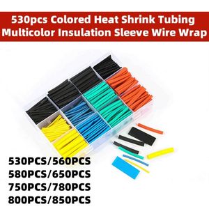 Kit de 560 Gaines Thermorétractables Blanc Jaune Rouge Bleu Noir Vert – Ensemble Complet en Boîte et Sac – Matériel d'Isolation – Vente en Gros - Product Image 5