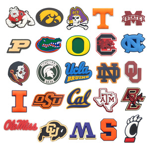 <span class=keywords><strong>Ncaa</strong></span> Op Maat Gemaakte University League Schoen Charme Populair Amerika Team Logo 'S Schoengesp Decoratieve Accessoires <span class=keywords><strong>Ncaa</strong></span> Pvc Schoenen Bedels - Product Image 4