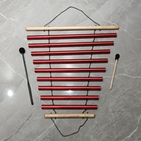 Healing Percussion Instrument Hand-operated Sound Beam Rotation Bell Tube Wind Chime