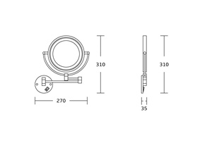 Di alta domanda di prodotti di esportazione <span class=keywords><strong>bagno</strong></span> oro di disegno di trucco specchio del <span class=keywords><strong>bagno</strong></span> - Product Image 3