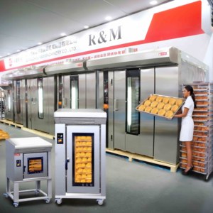 Four rotatif à chariot à 1 ou 2 niveaux pour boulangeries, à gaz GPL, convection, modèle Bakar 25 32 42, pour fabricants de pain à Guangzhou, Chine, destiné aux Émirats arabes unis - Product Image 1
