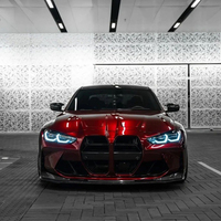 Premium PET PVC haute brillance liquide métallique Dragon sang rouge vinyle Wrap Film voiture moto dégagement d'air voiture changement couleur Film