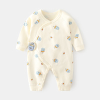 Nieuwe unisex romper van katoen zonder beugels met klittenbandsluiting voor herfst en winter