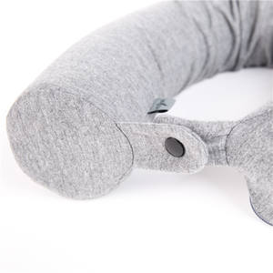 Soporte personalizado para cuello y barbilla, almohada de viaje de espuma viscoelástica de forma libre ajustable - Product Image 4