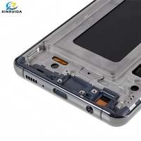 Écrans LCD TFT pour téléphone portable pour Samsung Galaxy S10 SM-G973 avec cadre, ne prenant pas en charge l'identification des empreintes digitales