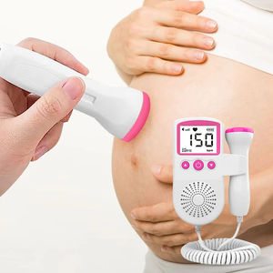 Detektor detak jantung ultrasonik saku, Monitor detak jantung bayi dan kehamilan, <span class=keywords><strong>Doppler</strong></span> janin kehamilan - Product Image 1