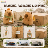 Peluche Capybara de Haute Qualité, Fabrication OEM ODM, Poupée Animale Douce Personnalisée pour les Marques, les Événements et les Campagnes Marketing