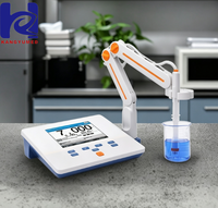 Medidor de pH de Sobremesa Multiparámetro con Pantalla LCD de 5.7 Pulgadas, Probador de Calidad del Agua para Laboratorio, Medidor de Acidez