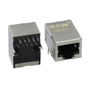 1 cổng PoE 8Pin mạng cắm RJ45 nữ nối RJ45 PCB Jack Modular Jack Cat5 Cat6 PoE + Ethernet RJ45 kết nối 8P8C - Product Image 2