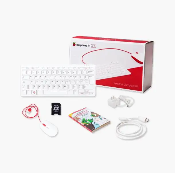 New Raspberry Pi 400 Personal Computer Kit Compact Keyboard With a Built-in Computer Raspberry Pi 400 Portable Easy-To-Use