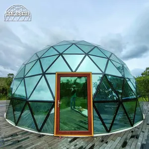 Big Geode sic Glass Dome Zelt 10M Durchmesser 33ft Wird für Veranstaltungen und Besprechungen im Freien mit Personen verwendet