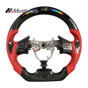 Volante personalizado de fibra de carbono real para Lexus IS250 IS350 300C 250C F-sport 2005-2013 con pantalla LED inteligente de RPM - Product Image 1