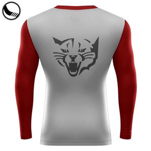 T-shirt de compression à sublimation blanc froid pour hommes - Product Image 2