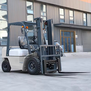 最高級パウストン2トンカウンターバランス式倉庫フォークリフト内燃ディーゼルヘビーデューティー二段/三段マスト - Product Image 4