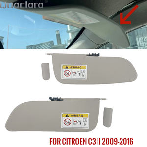 Nuevo Panel de Visera Solar para Auto de Alta Calidad en ABS 1613251480 816381 para Citroën <span class=keywords><strong>C3</strong></span> II Hatchback 2009-2016 con 60 Días de Garantía - Product Image 1